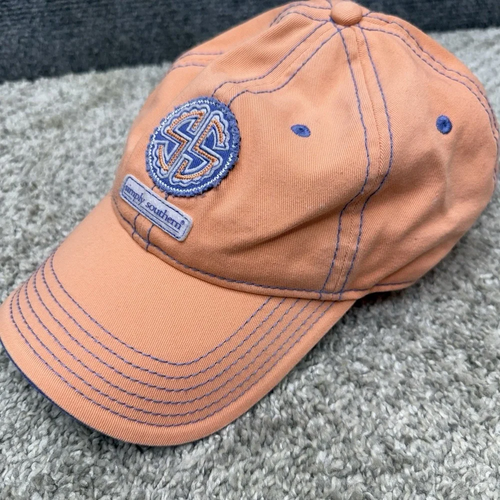 Simply Southern Adjustable Hat Cap women's distressed country girl